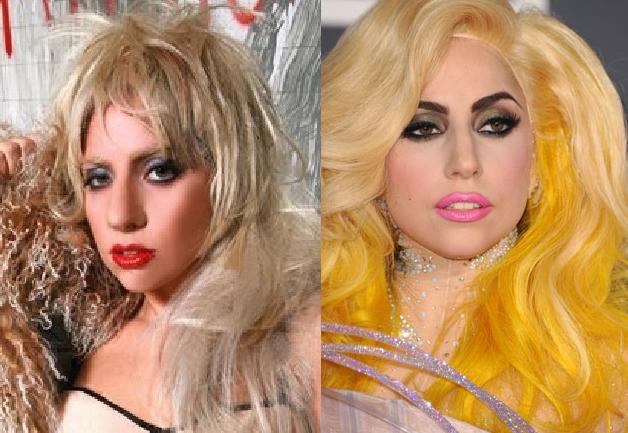 lady gaga before and after pics. Lady GaGa before Billy B#39;s