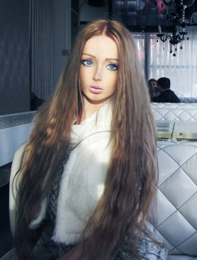 girl looks like barbie doll